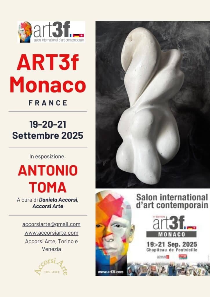 Antonio Toma in esposizione ART3f Monaco