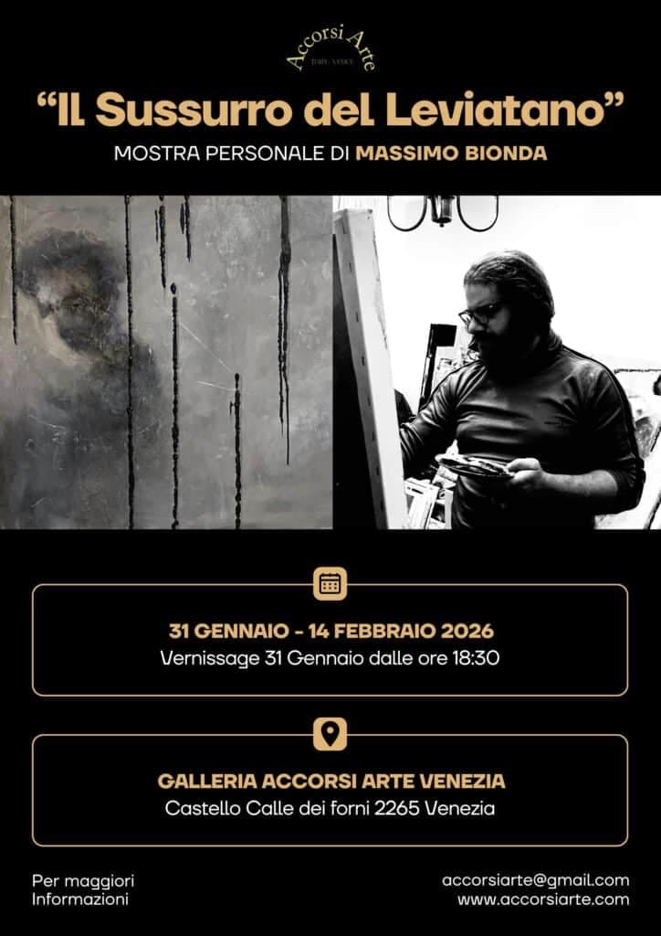 Il Sussurro del Leviatano - Mostra personale di Massimo Bionda - Accorsi Arte Venezia