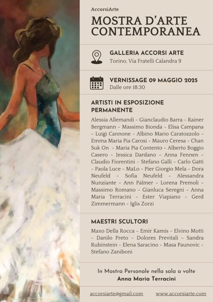 Mostra d'Arte Contemporanea a Torino, maggio 2025