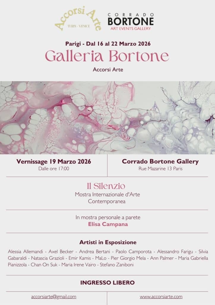 Galleria Bortone - "Il Silenzio" Mostra d'Arte Contemporanea a Parigi, marzo 2026