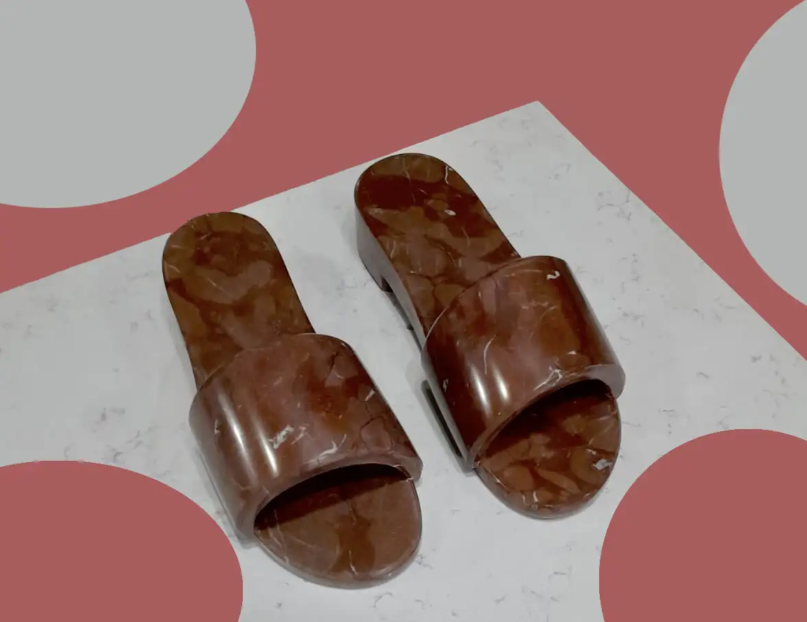 Pantofole di marmo — Collezione Rubino