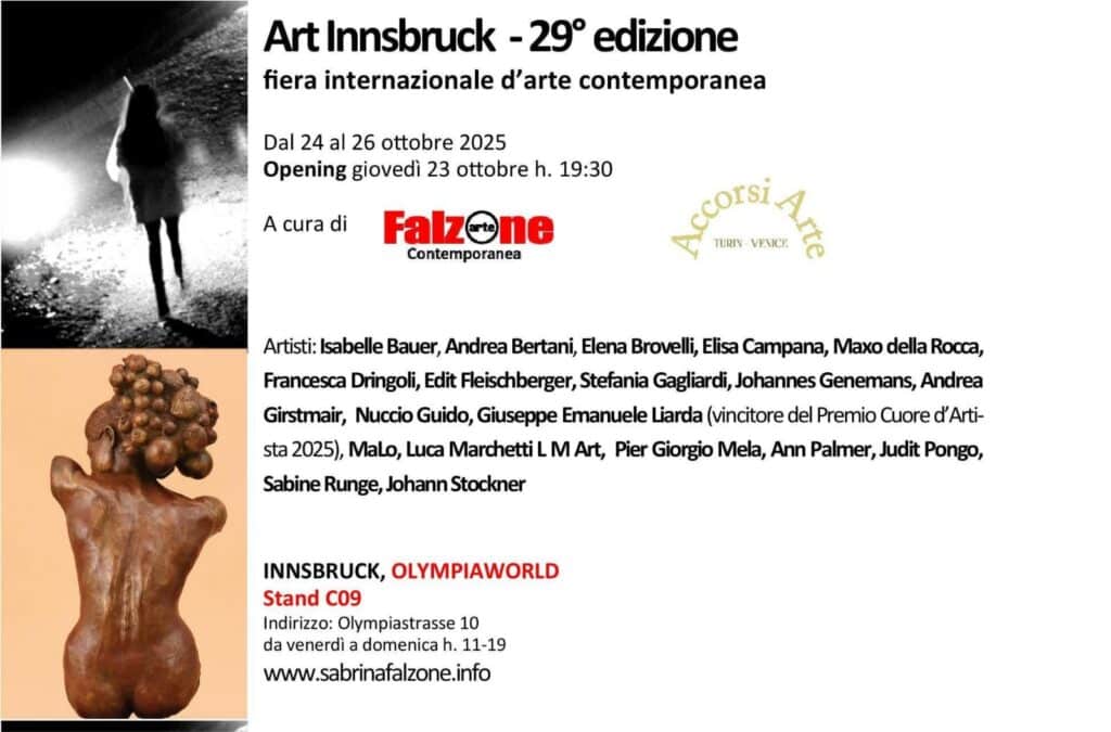 Art Innsbruck 29th Edition, international contemporary art fair, October 2025