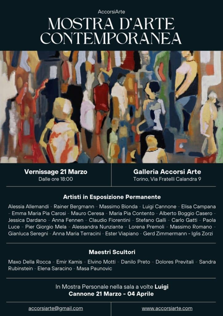 Contemporary Art Exhibition, Permanently Exhibited Artists, Accorsi Arte Turin