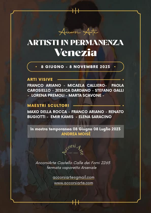Artists in Residence in Venice, Accorsi Arte, 8 June – 8 November 2023