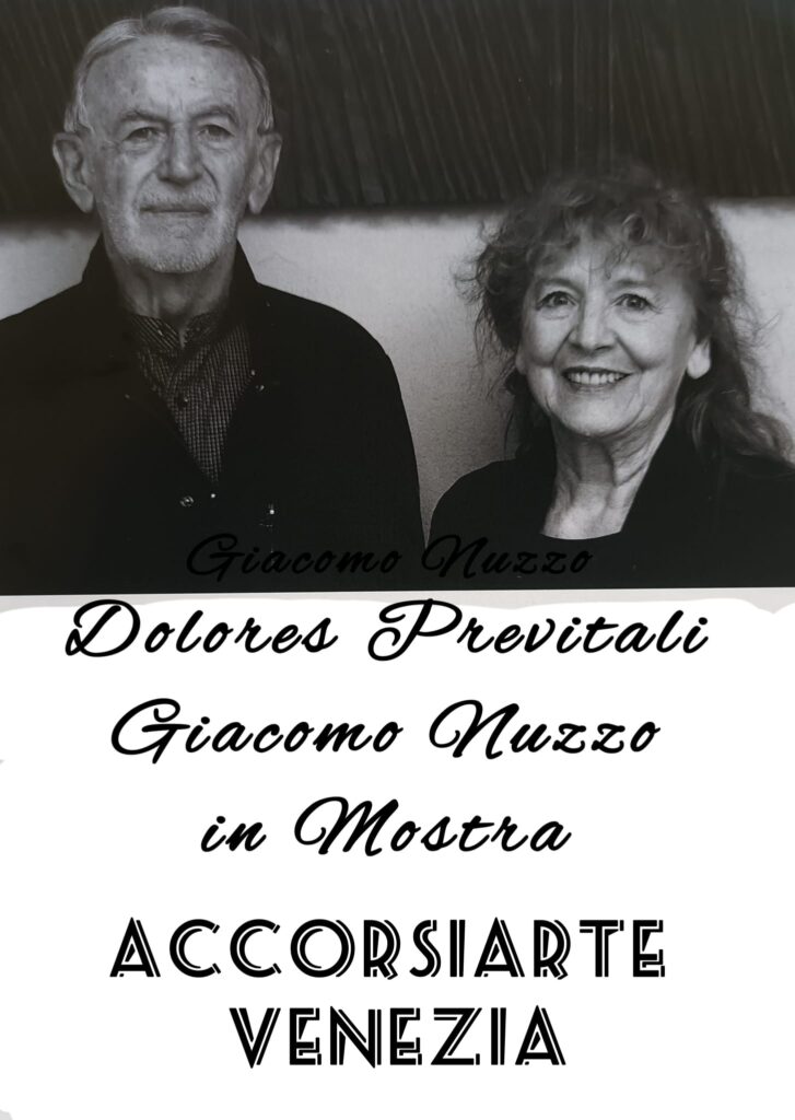 Dolores Previtali and Giacomo Nuzzo on display in Venice, Accorsi Arte