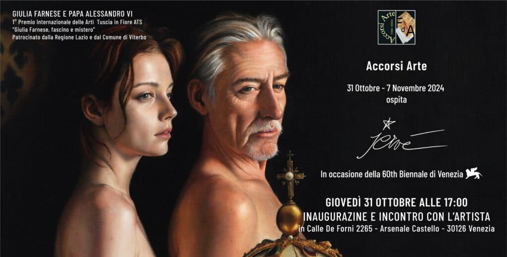 Giulia Farnese and Pope Alexander VI, 1st International Prize of Arts, Venice, October 2024