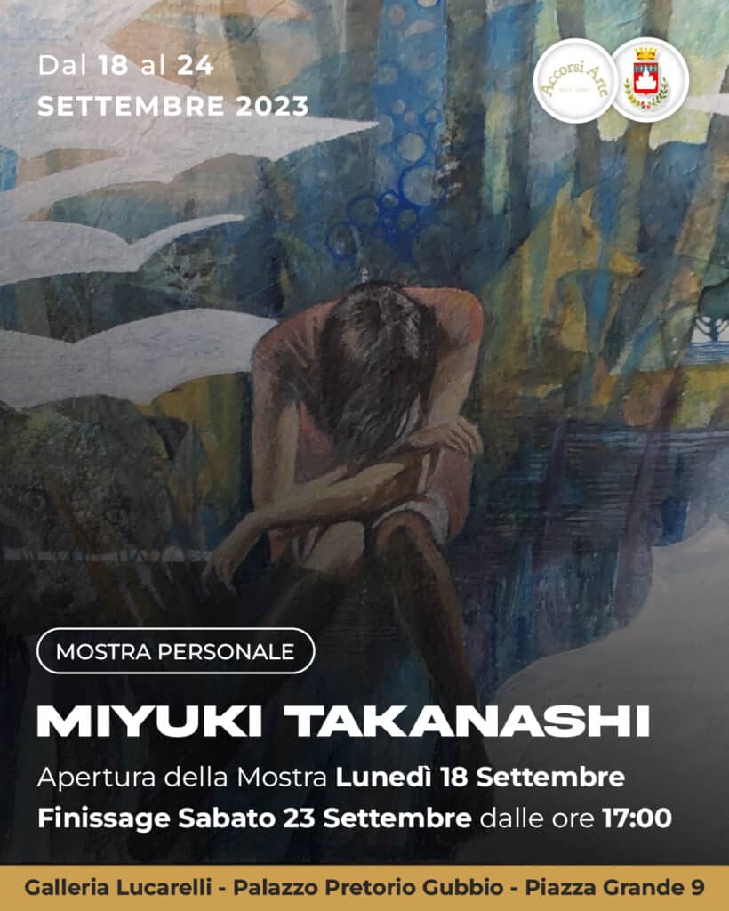 Miyuki Takanashi, Solo Exhibition, Galleria Lucarelli Gubbio, September 2023