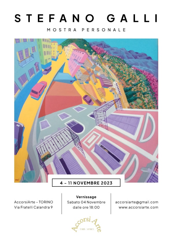 Stefano Galli, Solo Exhibition, Accorsi Arte Turin, November 2023
