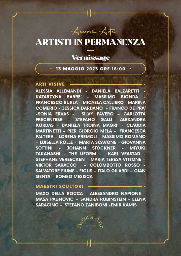 Vernissage 13 May 2023, Accorsi Arte Turin